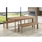 Mesa Em Madeira Maciça Retangular 220cm Primavera