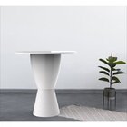 Mesa Em Polipropileno Carbo  Branco