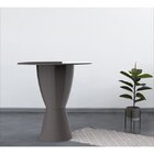 Mesa Em Polipropileno Carbo  Cinza Mushroom