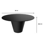 Mesa Em Polipropileno Fluo  Preto