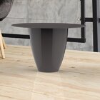 Mesa Em Polipropileno Moly  Cinza Mushroom