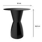 Mesa Em Polipropileno Nobe  Cinza Mushroom