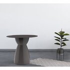 Mesa Em Polipropileno Rad  Cinza Mushroom