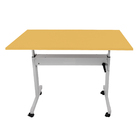 Mesa Ergonômica Com Regulagem De Altura Tampo Amarelo Ocre So