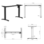 Mesa Ergonômica Com Sitema Elétrico De Regulagem De Altura Ta