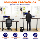 Mesa Ergonômica Elétrica Com Regulagem De Altura 2 Motores Ta