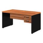 Mesa Escritório 1,20x0,60m - 02 Gavetas - Workstart - Nogal S