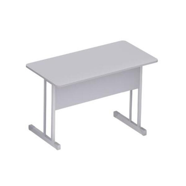 Mesa Escritório 1,20×0,60m – S/ Gavetas – Incoflex – Cinza/ci