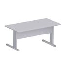 Mesa Escritório 1,50×0,60m – S/ Gavetas – New City – Cinza/ci