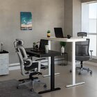 Mesa Escritório 114,8cm Com Regulagem De Altura Elétrica E Us