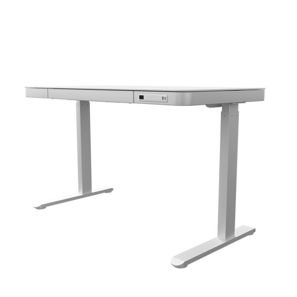 Mesa Escritório 114,8cm Com Regulagem De Altura Elétrica E Us