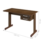 Mesa Escritório Atlanta Marrom