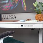 Mesa Escritório Com Regulagem De Altura Elétrica E Usb Musa 1