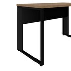 Mesa Escritório Diretor 120cm Tampo Com Pé Quadro Amadeirado