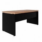 Mesa Escritório Diretor 170x70cm Marrom/preto