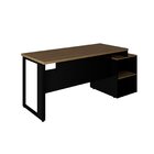 Mesa Escritório Diretor 172x65cm Tampo Com 30mm Com 2 Gavetas