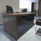 Mesa Escritório Em L 200cm Lado Esquerdo A06 Marrom/preto - M