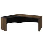 Mesa Escritório Em L 200cm Lado Esquerdo A06 Marrom/preto - M