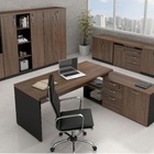 Mesa Escritório em L Web40 1,90 X 1,60 C/ Armário 1 Porta, 3