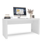 Mesa Escritório Escrivaninha 160cm Office Com Acabamento Tipo