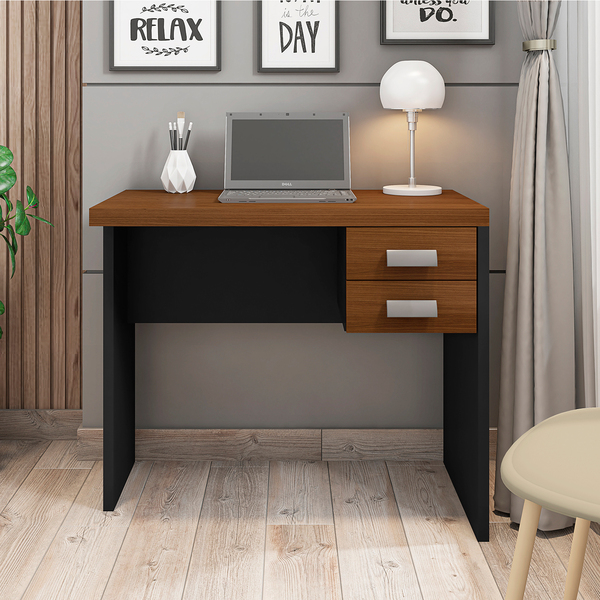 Mesa Escritório Escrivaninha C/ Gavetas Moderna Resistente No