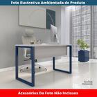 Mesa Escritório P25 Tub Pandin 120 Cm (larg) Tampo Mdp Cinza