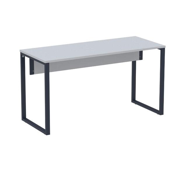 Mesa Escritório P25 Tub Pandin 120 Cm (larg) Tampo Mdp Cinza