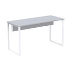 Mesa Escritório P25 Tub Pandin 120 Cm (larg) Tampo Mdp Cinza