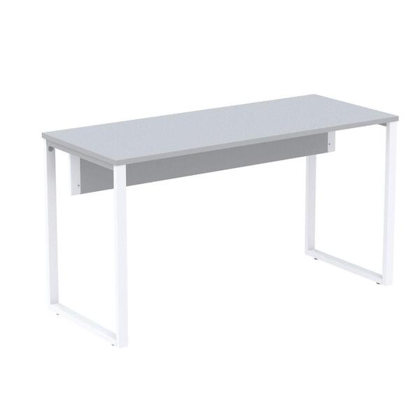 Mesa Escritório P25 Tub Pandin 120 Cm (larg) Tampo Mdp Cinza