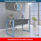 Mesa Escritório P25 Tub Pandin 120 Cm (larg) Tampo Mdp Grafit