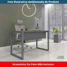 Mesa Escritório P25 Tub Pandin 120 Cm (larg) Tampo Mdp Grafit