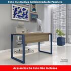 Mesa Escritório P25 Tub Pandin 120 Cm (larg) Tampo Mdp Noce N