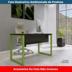 Mesa Escritório P25 Tub Pandin 120 Cm (larg) Tampo Mdp Preto