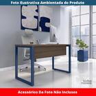 Mesa Escritório P25 Tub Pandin 120 Cm (larg) Tampo Mdp Walnut
