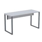 Mesa Escritório P25 Tub Pandin 134 Cm (larg) Tampo Mdp Cinza