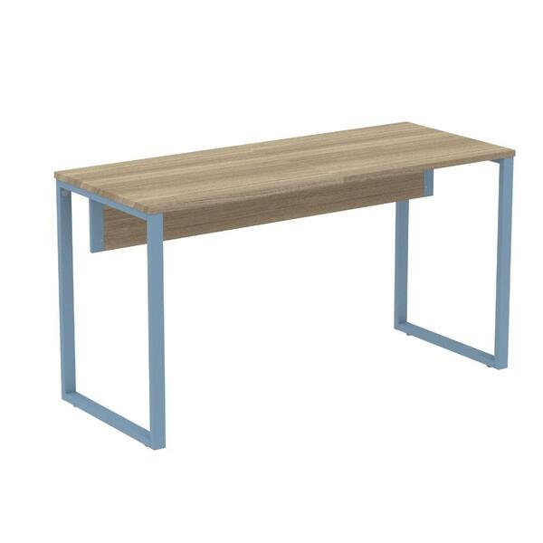 Mesa Escritório P25 Tub Pandin 134 Cm (larg) Tampo Mdp Noce N