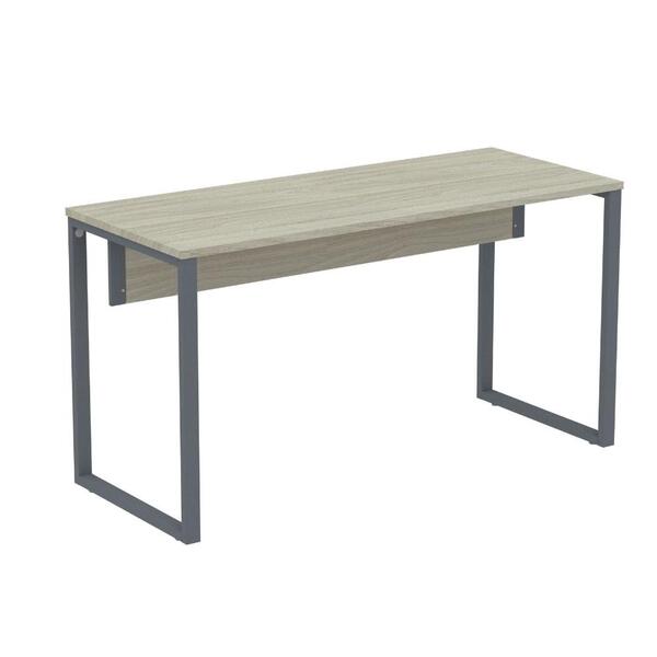 Mesa Escritório P25 Tub Pandin 134 Cm (larg) Tampo Mdp Noguei