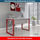 Mesa Escritório P25 Tub Pandin 150 Cm (larg) Tampo Mdp Cinza