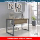 Mesa Escritório P25 Tub Pandin 150 Cm (larg) Tampo Mdp Noguei