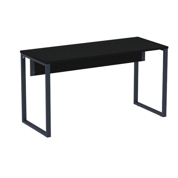 Mesa Escritório P25 Tub Pandin 150 Cm (larg) Tampo Mdp Preto