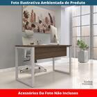 Mesa Escritório P25 Tub Pandin 150 Cm (larg) Tampo Mdp Walnut