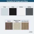 Mesa Escritório P25 Tub Pandin 170 Cm (larg) X 70 Cm (prof) T