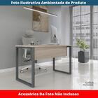 Mesa Escritório P25 Tub Pandin 170 Cm Larg X 70 Cm Prof Tampo