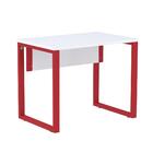 Mesa Escritório P25 Tub Pandin 90 Cm (larg) Tampo Mdp Branco