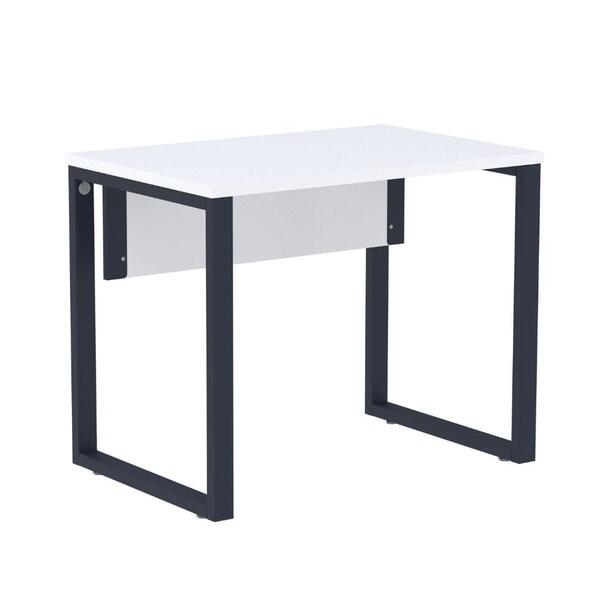Mesa Escritório P25 Tub Pandin 90 Cm (larg) Tampo Mdp Branco
