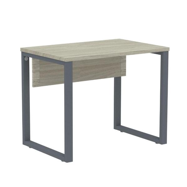 Mesa Escritório P25 Tub Pandin 90 Cm (larg) Tampo Mdp Nogueir