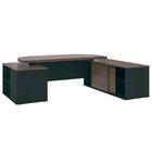 Mesa Escritório Presidente E Balcão 2 Portas 3 Gavetas Corp A