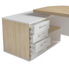 Mesa Escritório Presidente E Balcão 2 Portas 3 Gavetas Corp A