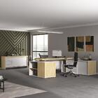 Mesa Escritório Presidente E Balcão 2 Portas 3 Gavetas Corp A