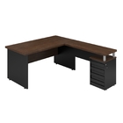 Mesa Escritório Viena Imbuia Preto